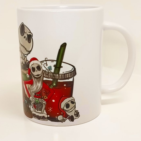 20% OFF 2 !NEW! 15OZ! NIGHTMARE BEFORE CHRISTMAS MUG! - Picture 2 of 3